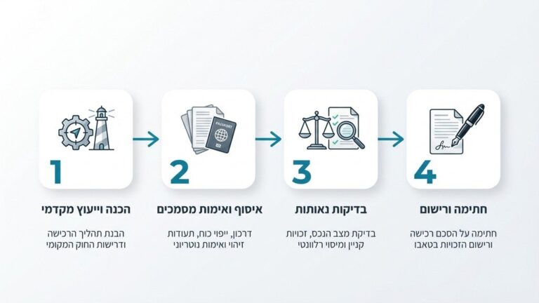 ייעוץ משפטי לתושבי חוץ ברכישת נדלן בישראל