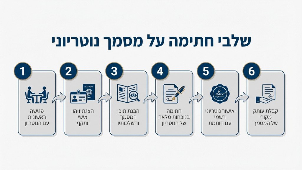 חתימה על ייפוי כוח נוטריוני לעסקת מקרקעין
