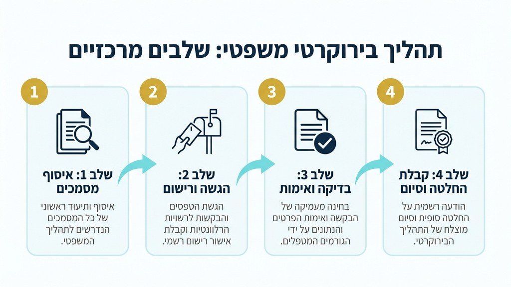 הגשת מסמכים לקבלת רישיון