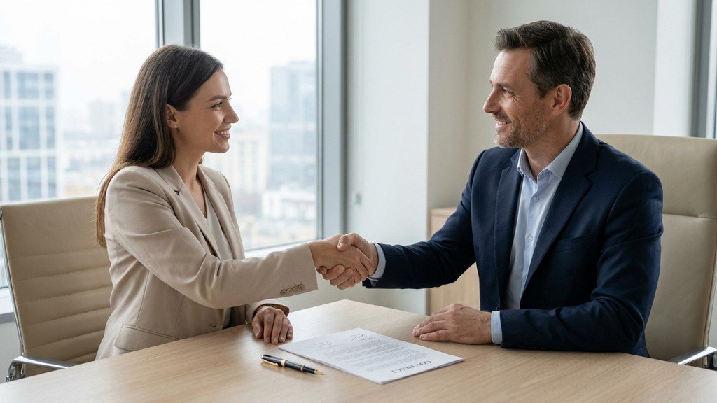 חתימה על חוזה התקשרות בטוח