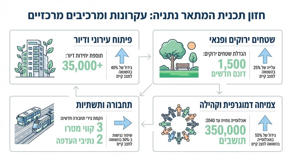תכנון עירוני ומבט על העיר נתניה